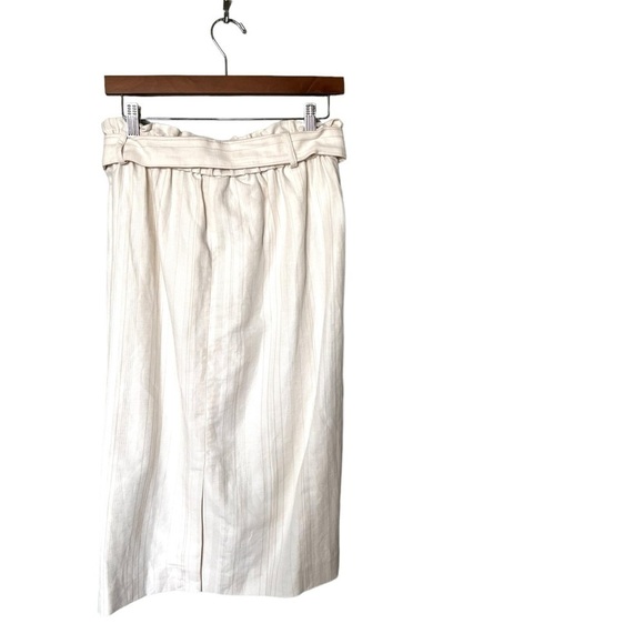 Ann Taylor Linen Blend Pencil Skirt in Off White Size 8 - Picture 3 of 11